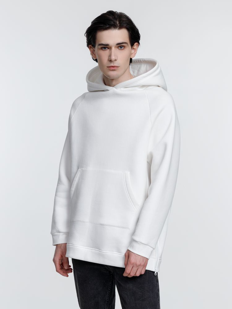 Худи унисекс оверсайз Easy Street, молочно-белое — изображение 7