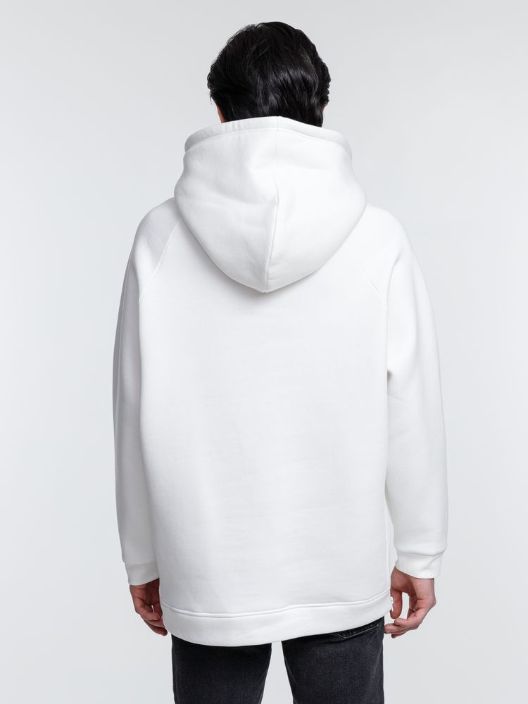 Худи унисекс оверсайз Easy Street, молочно-белое — изображение 9
