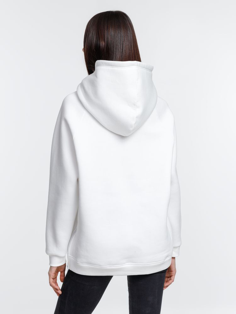 Худи унисекс оверсайз Easy Street, молочно-белое — изображение 15