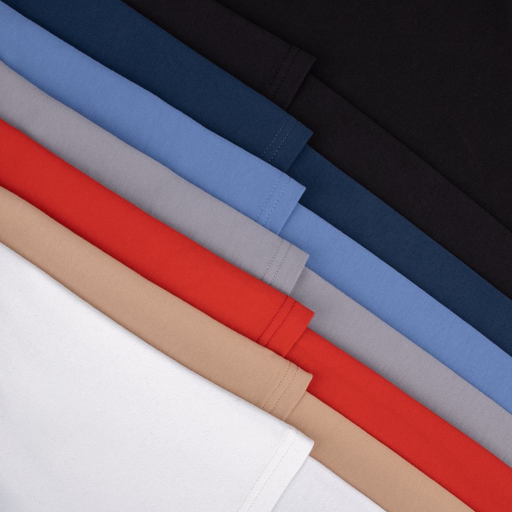 Футболка оверсайз с двойным рукавом Kosmos, темно-синяя — изображение 7