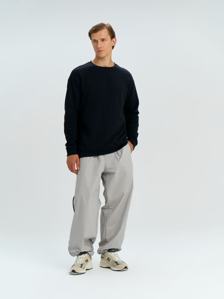 Свитшот оверсайз унисекс Omnifit, черный — изображение 8