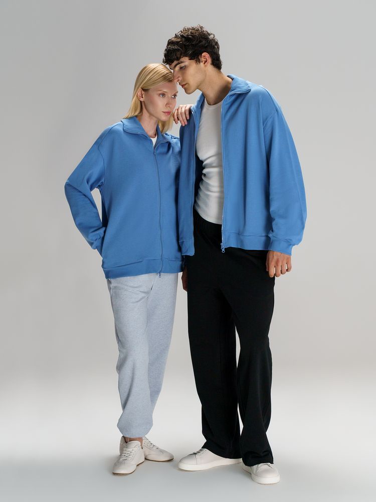 Толстовка унисекс Neofit, синяя — изображение 12