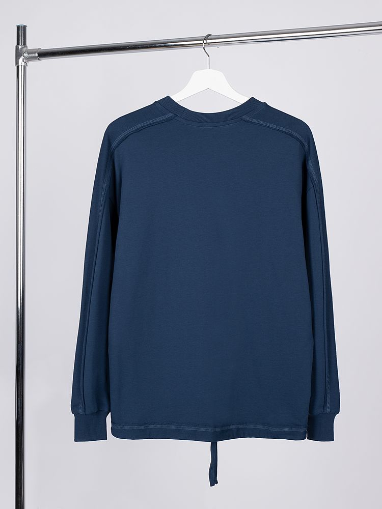 Свитшот унисекс Vozduh, темно-синий — изображение 3