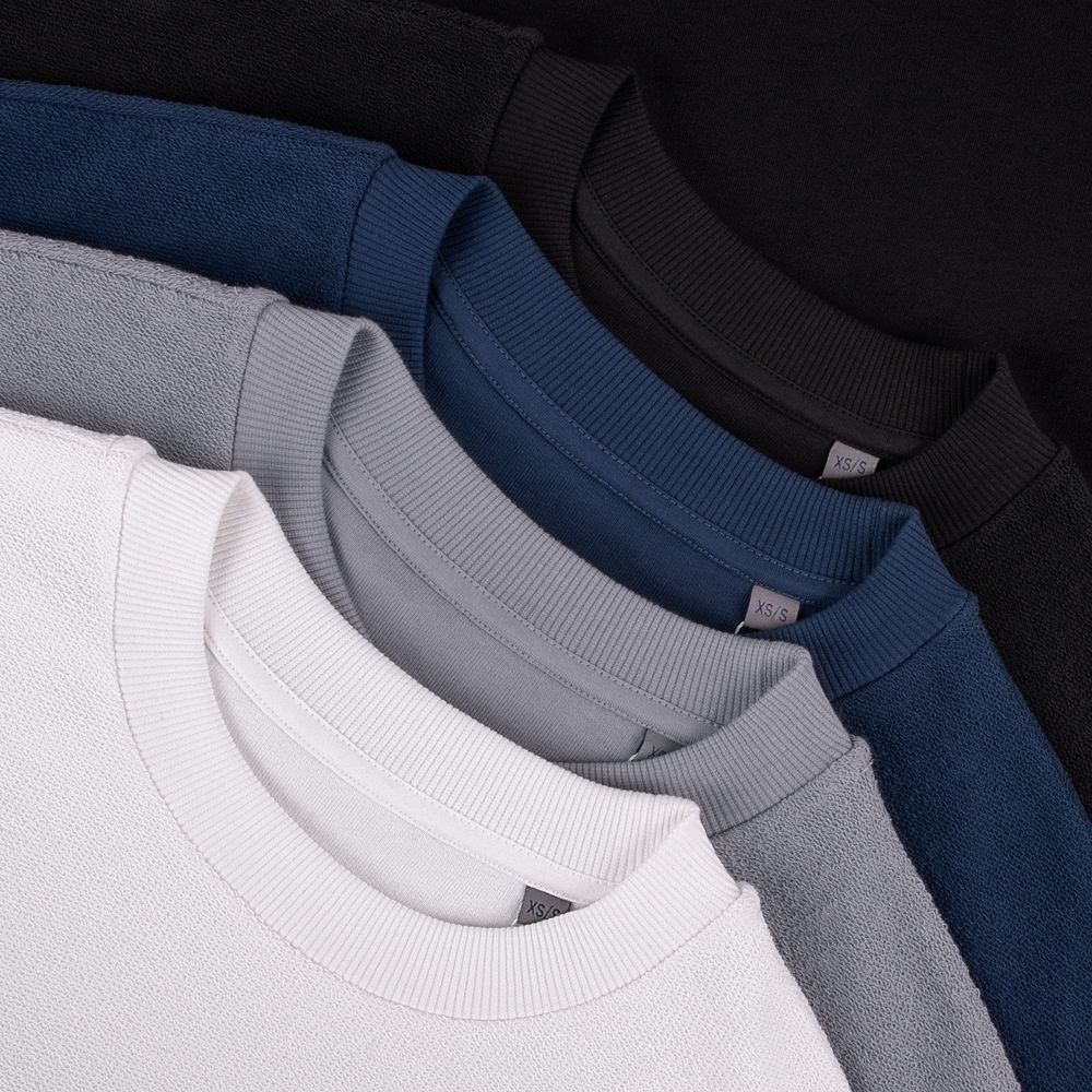 Свитшот оверсайз унисекс Vozduh, молочно-белый — изображение 6