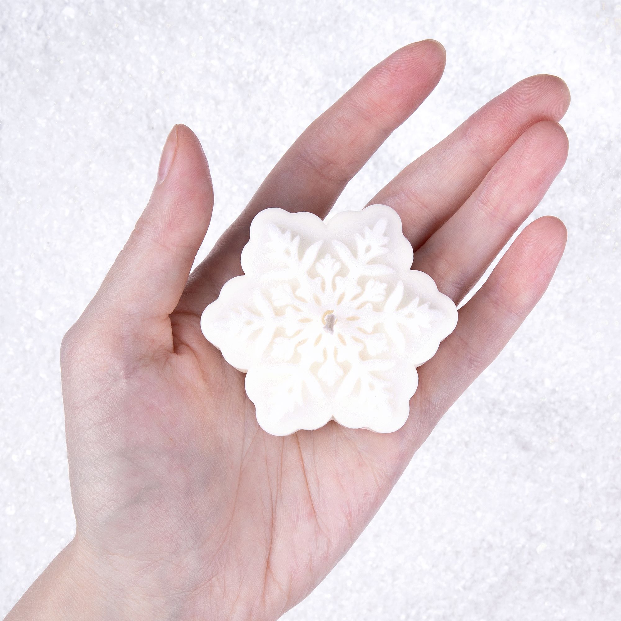 Свеча Snowlight 2, белая, 6 см — изображение 3