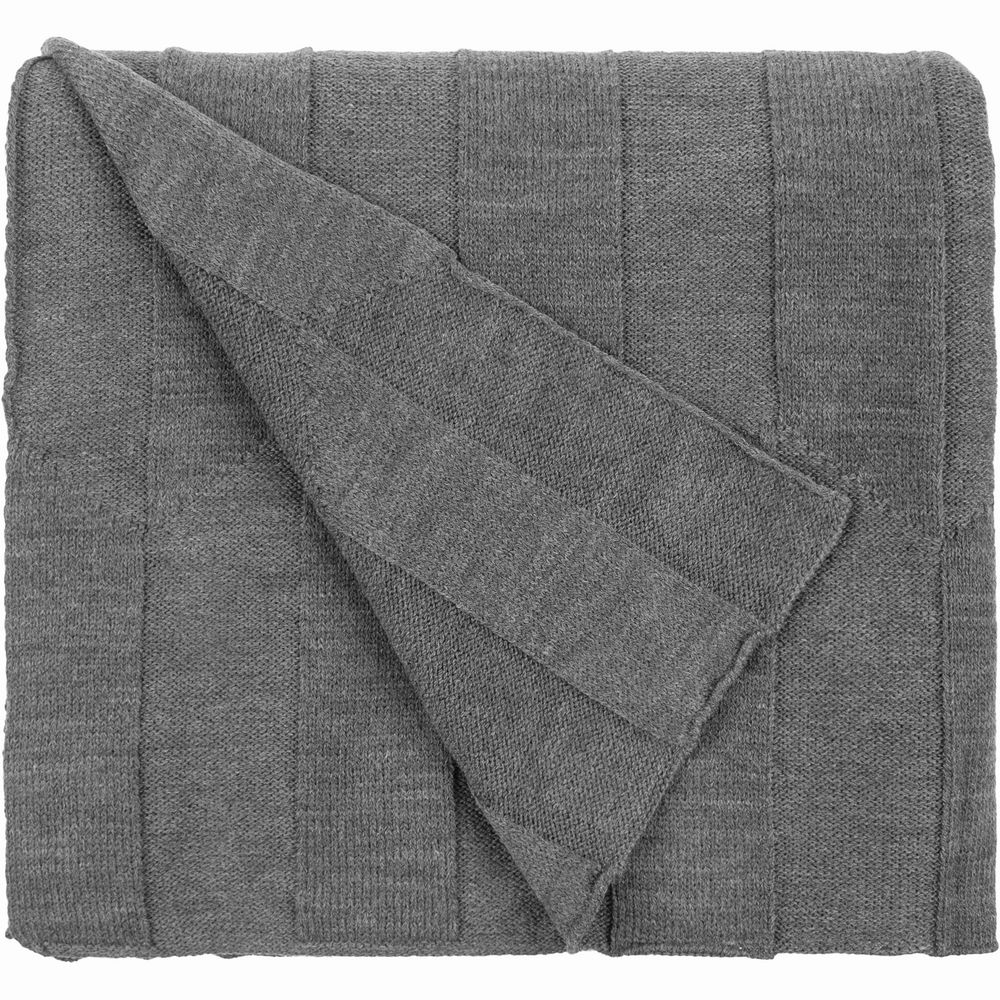 Плед Rombus, серый меланж — изображение 4