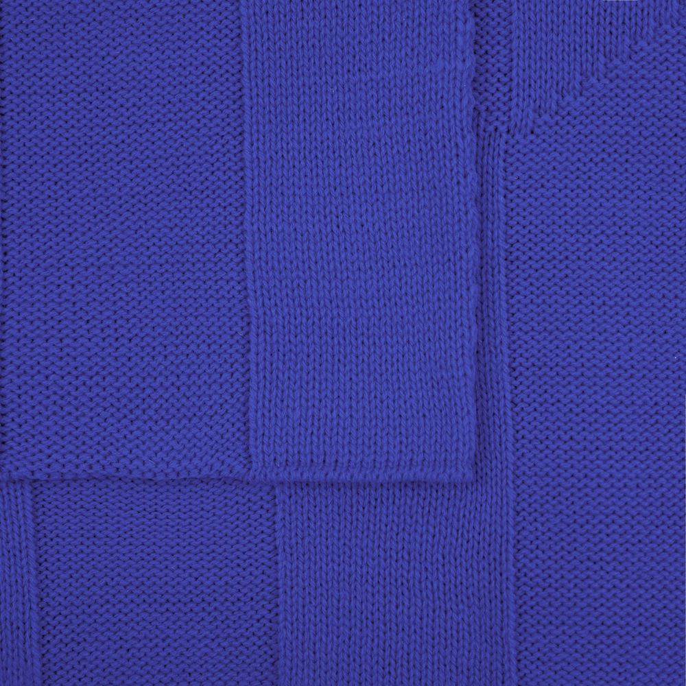 Плед Rombus, синий (василек) — изображение 5