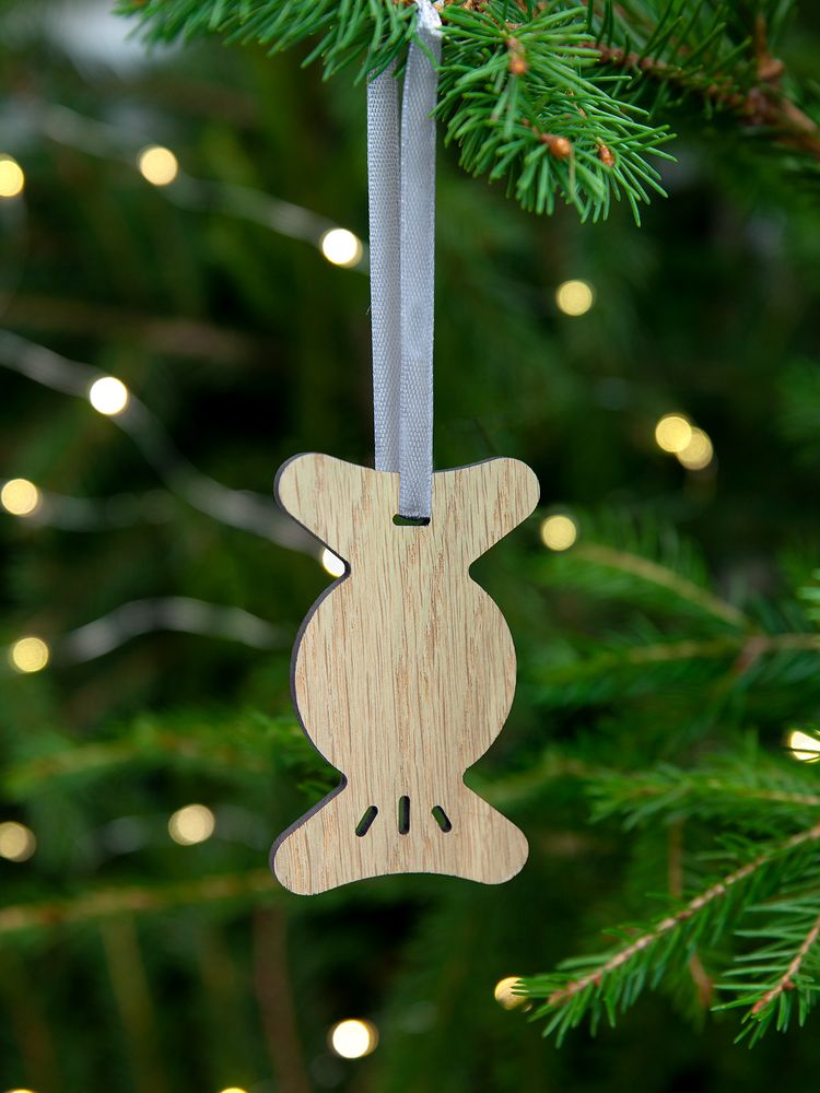 Деревянная подвеска Christmate, конфета — изображение 5