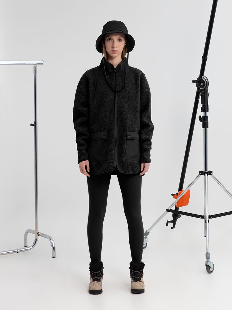 Куртка унисекс Oblako, черная — изображение 10