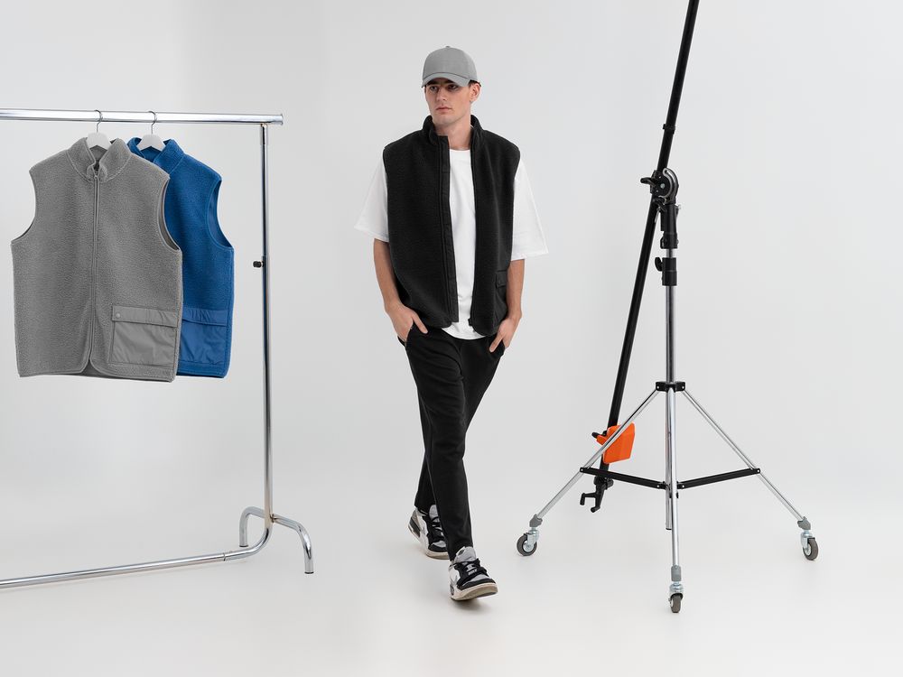 Жилет унисекс Oblako, черный — изображение 10