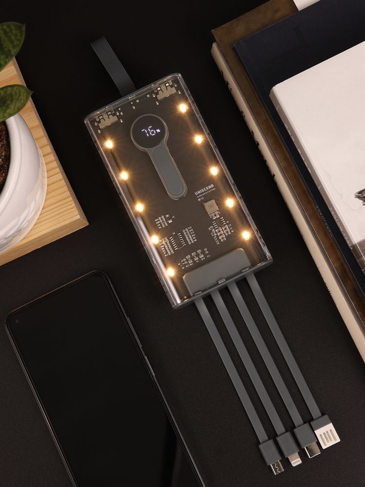 Аккумулятор Trellis Digital 10000 мАч, темно-серый — изображение 11