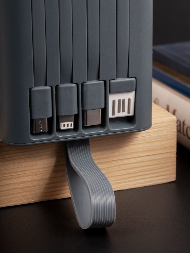 Аккумулятор Trellis Digital 10000 мАч, темно-серый — изображение 12