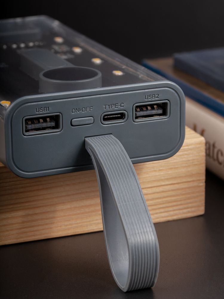 Аккумулятор Trellis Digital 10000 мАч, темно-серый — изображение 13