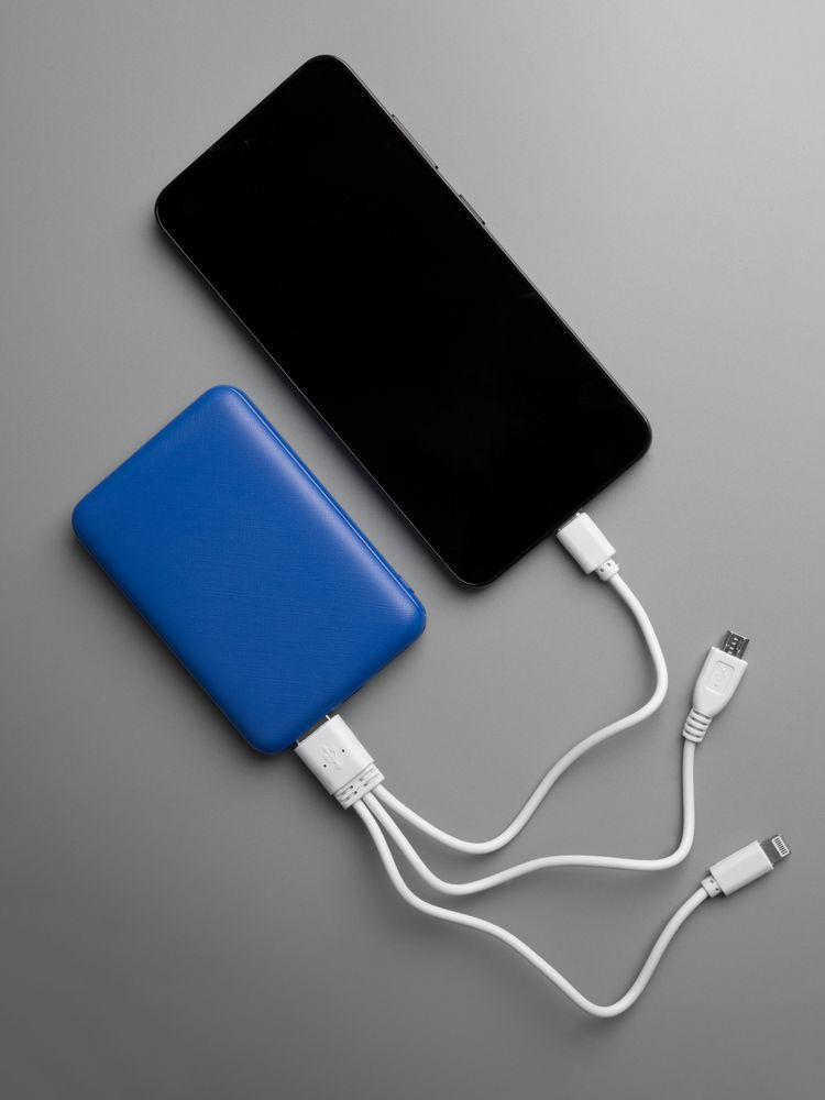 Внешний аккумулятор Uniscend Full Feel Type-C, 5000 мАч, синий — изображение 9