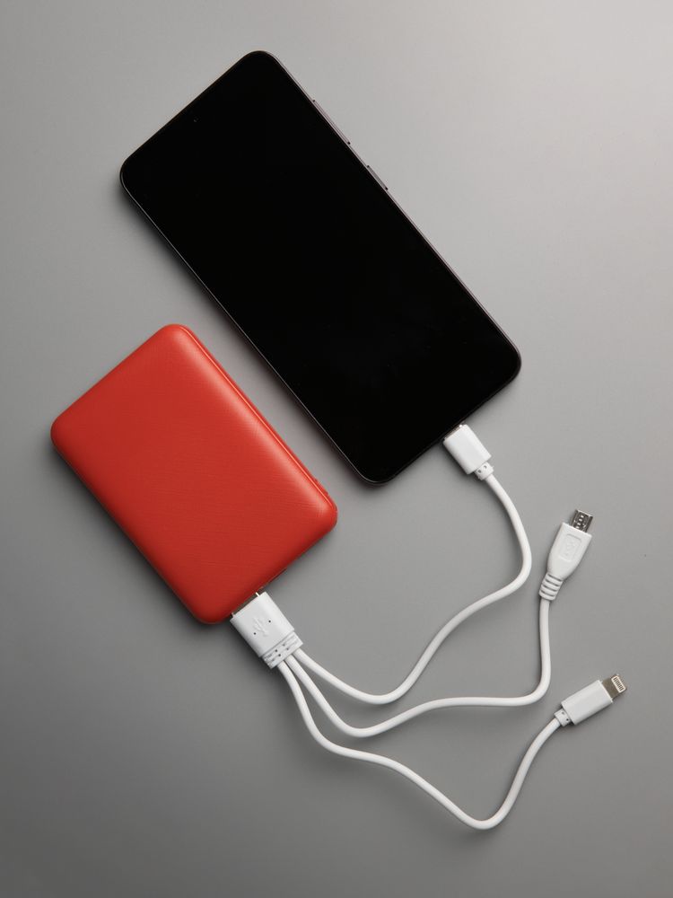 Внешний аккумулятор Uniscend Full Feel Type-C 5000 мАч, красный — изображение 9