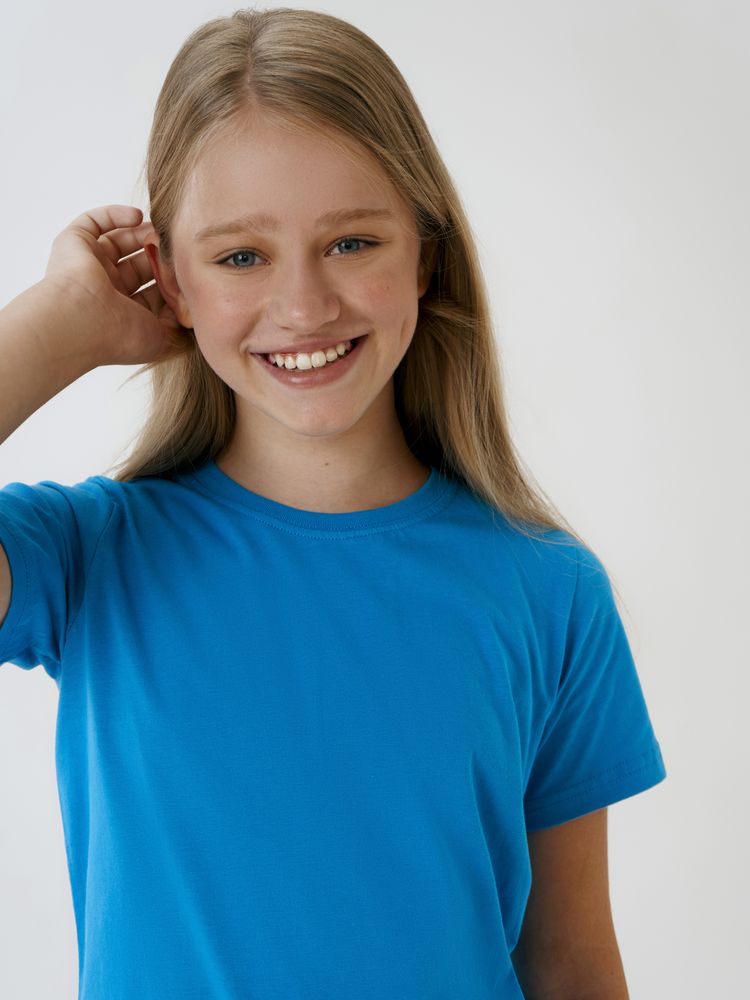 Футболка детская T-Bolka Kids, бирюзовая — изображение 6