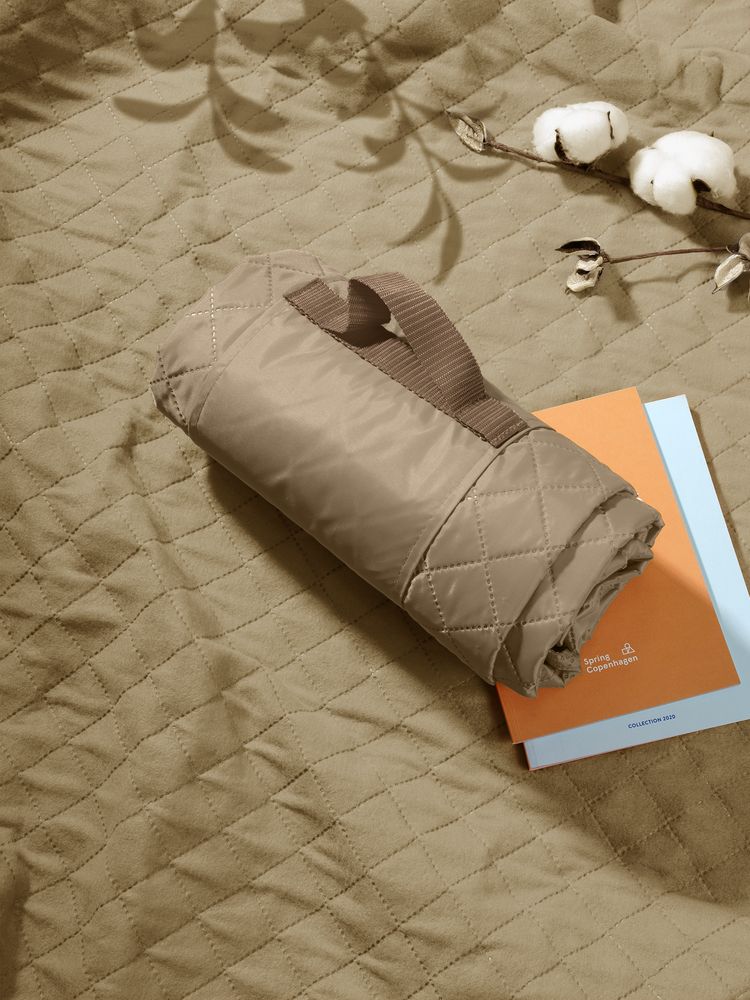 Плед для пикника Comfy, бежевый — изображение 7