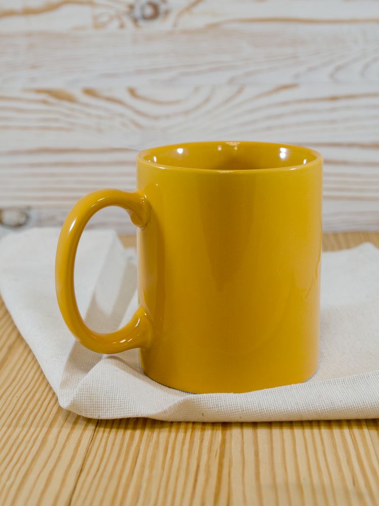 Кружка Promo, желтая — изображение 3