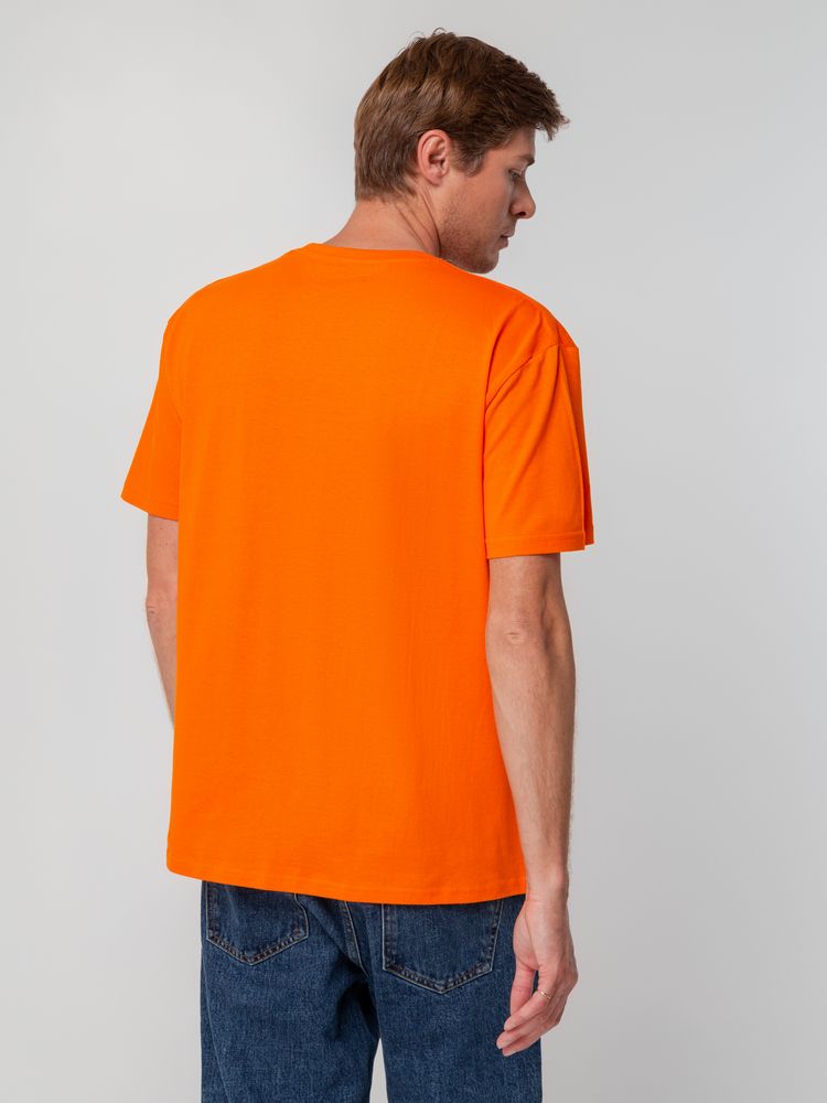 Футболка унисекс T-bolka 140, оранжевая — изображение 8