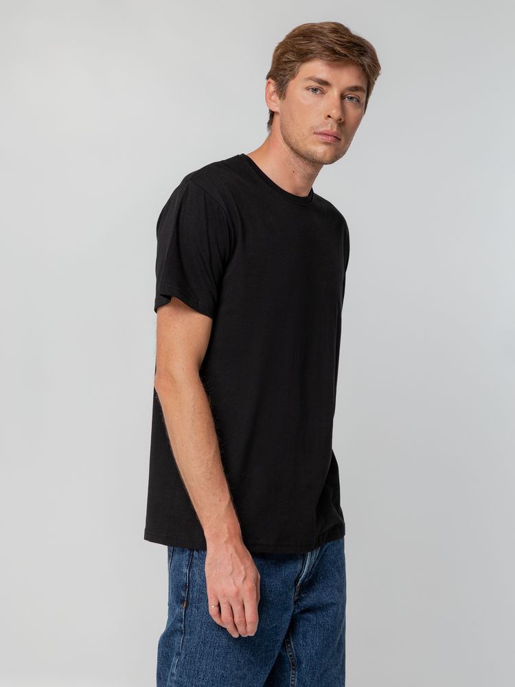 Футболка унисекс T-bolka 140, черная — изображение 11