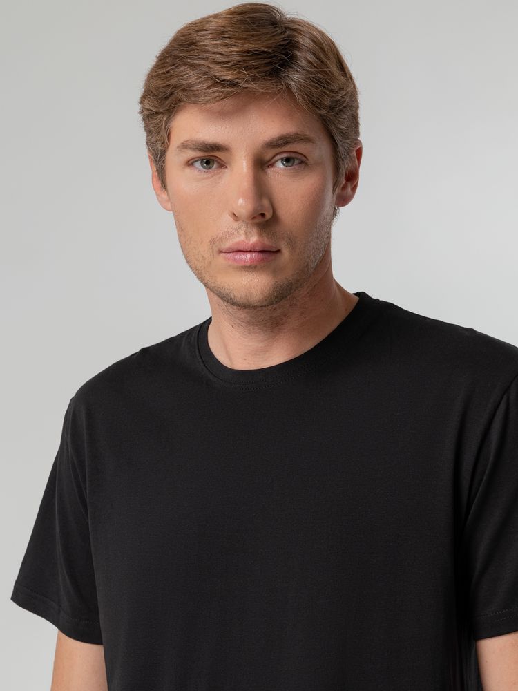 Футболка унисекс T-bolka 140, черная — изображение 13