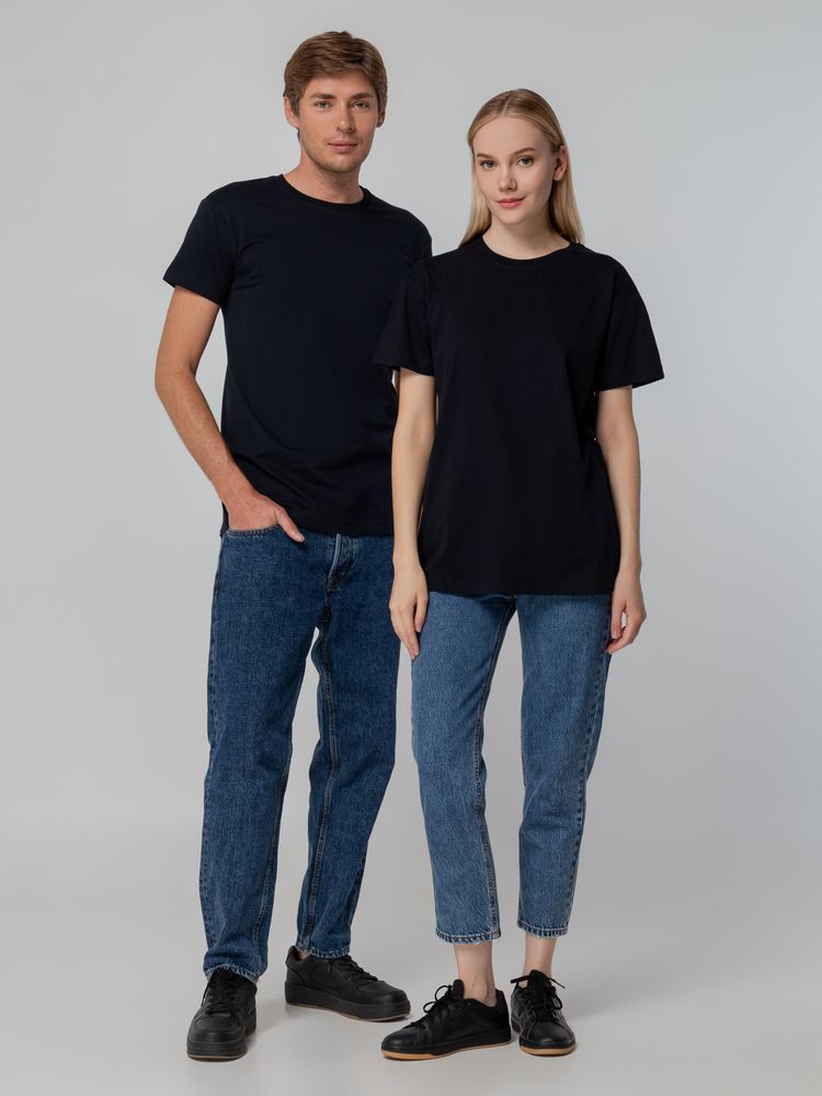 Футболка унисекс T-bolka 140, темно-синяя — изображение 13