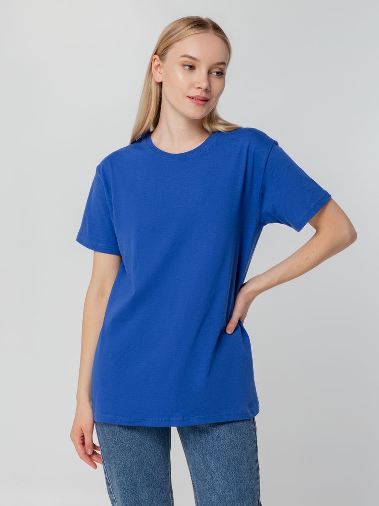 Футболка унисекс T-bolka 140, ярко-синяя — изображение 10