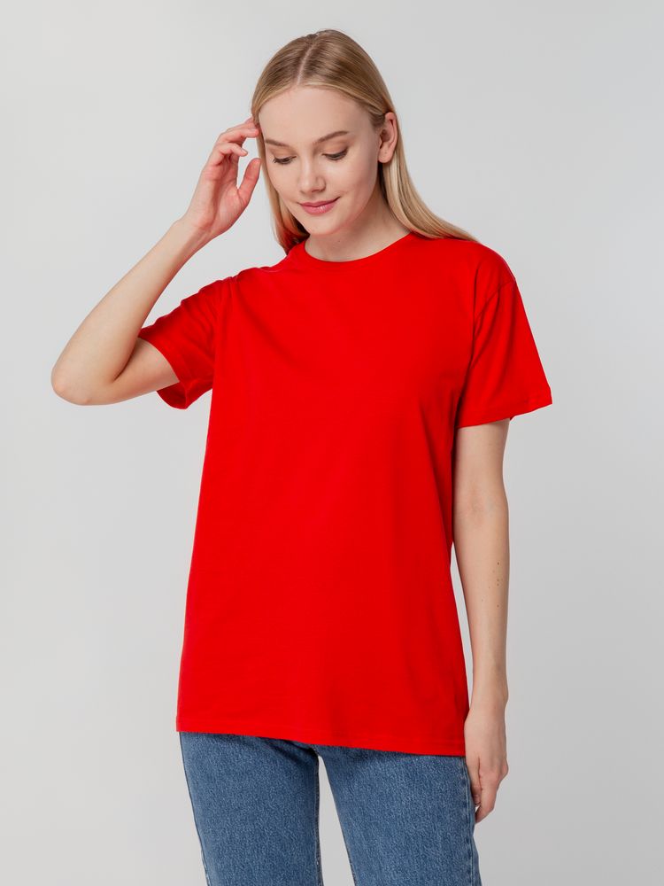 Футболка унисекс T-bolka 140, красная — изображение 7