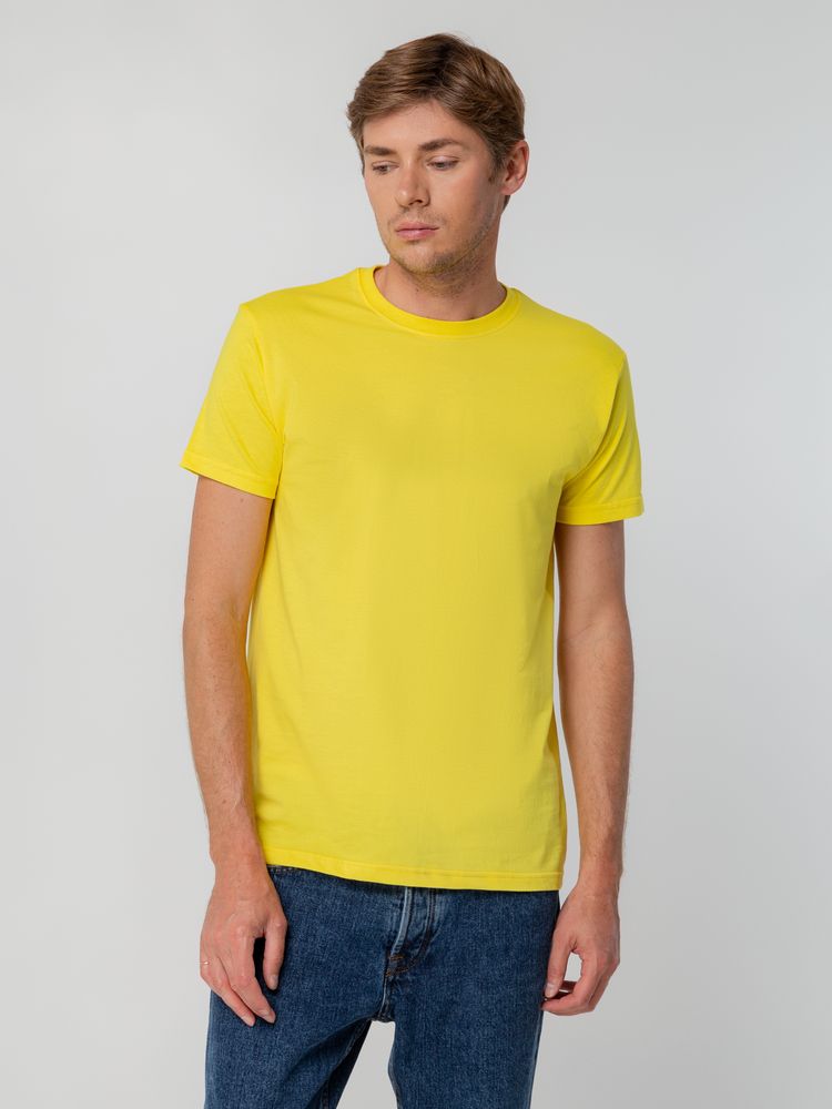 Футболка унисекс T-bolka 140, желтая — изображение 7