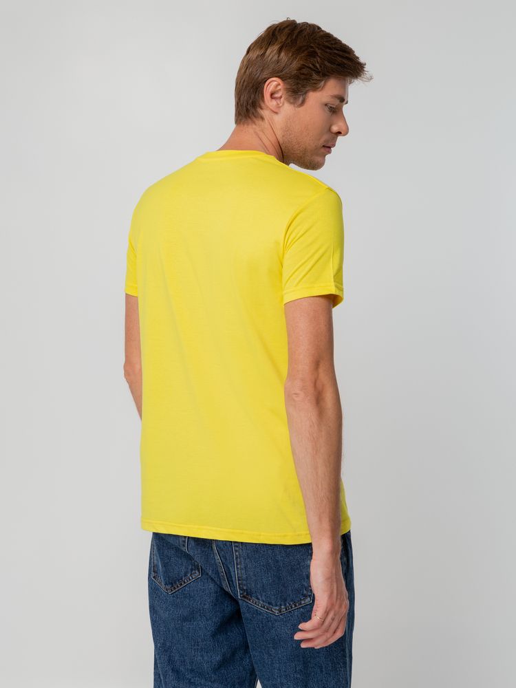 Футболка унисекс T-bolka 140, желтая — изображение 8