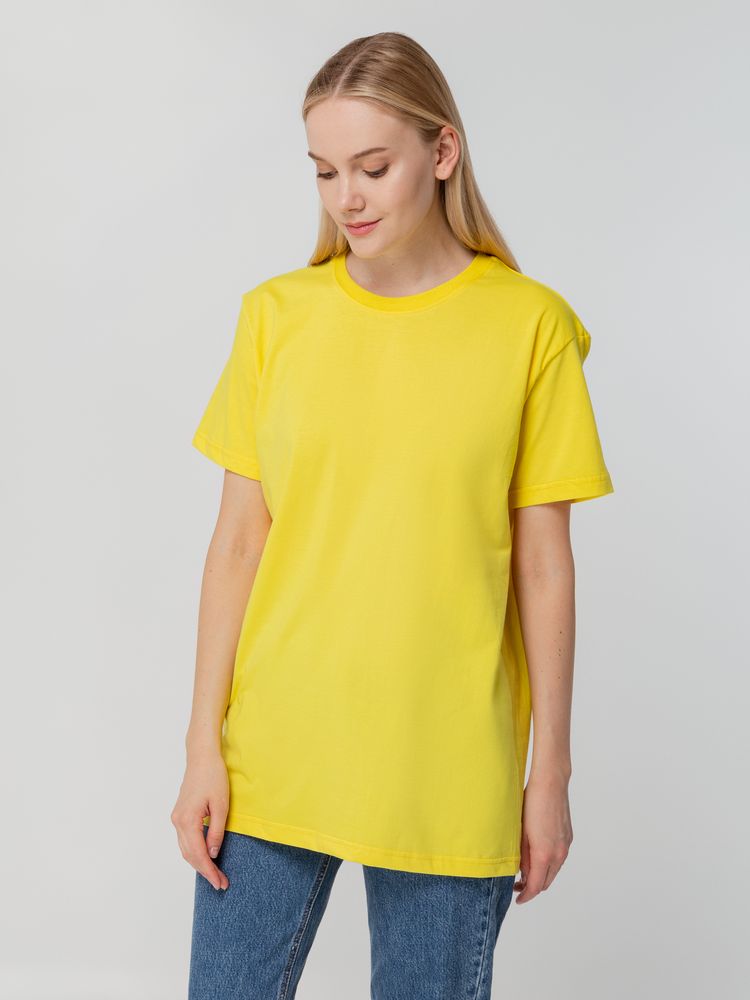 Футболка унисекс T-bolka 140, желтая — изображение 11