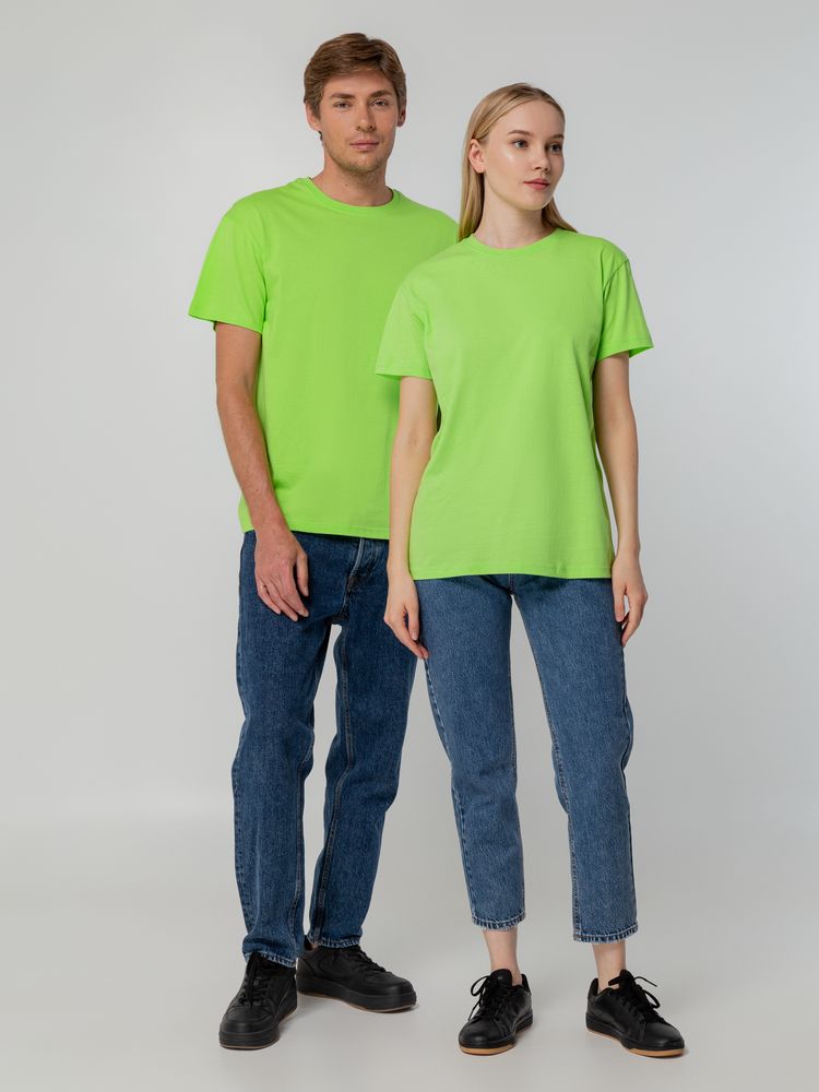 Футболка унисекс T-bolka 140, зеленое яблоко — изображение 13