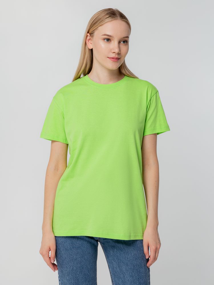 Футболка унисекс T-bolka 140, зеленое яблоко — изображение 10