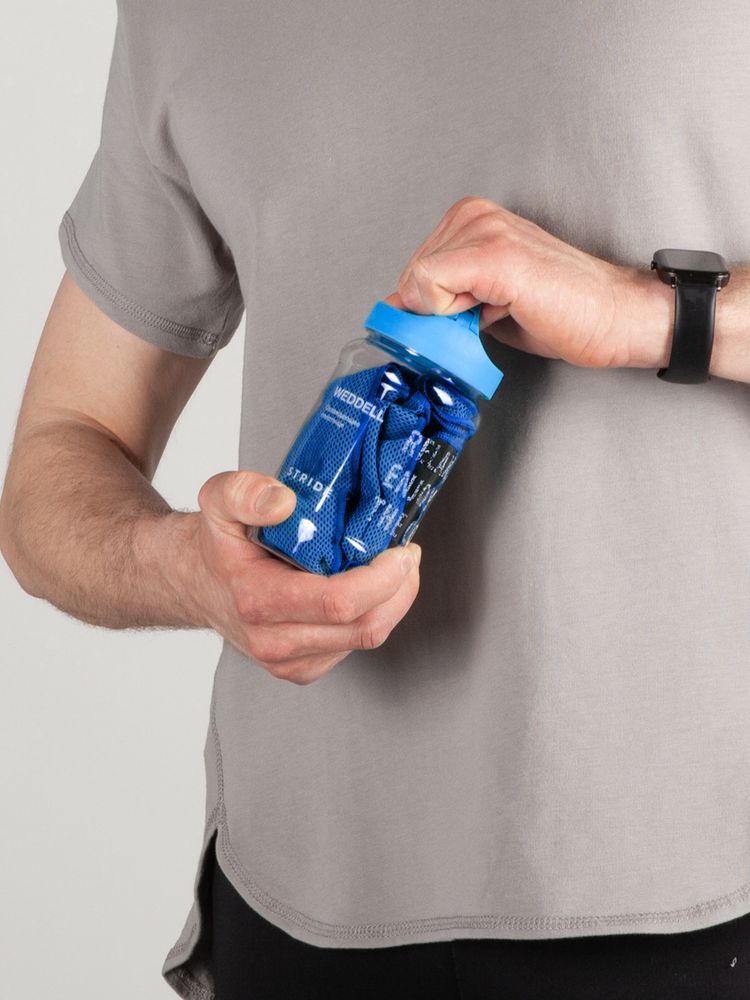 Охлаждающее полотенце Weddell, синее — изображение 6