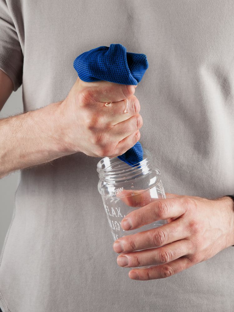 Охлаждающее полотенце Weddell, синее — изображение 7