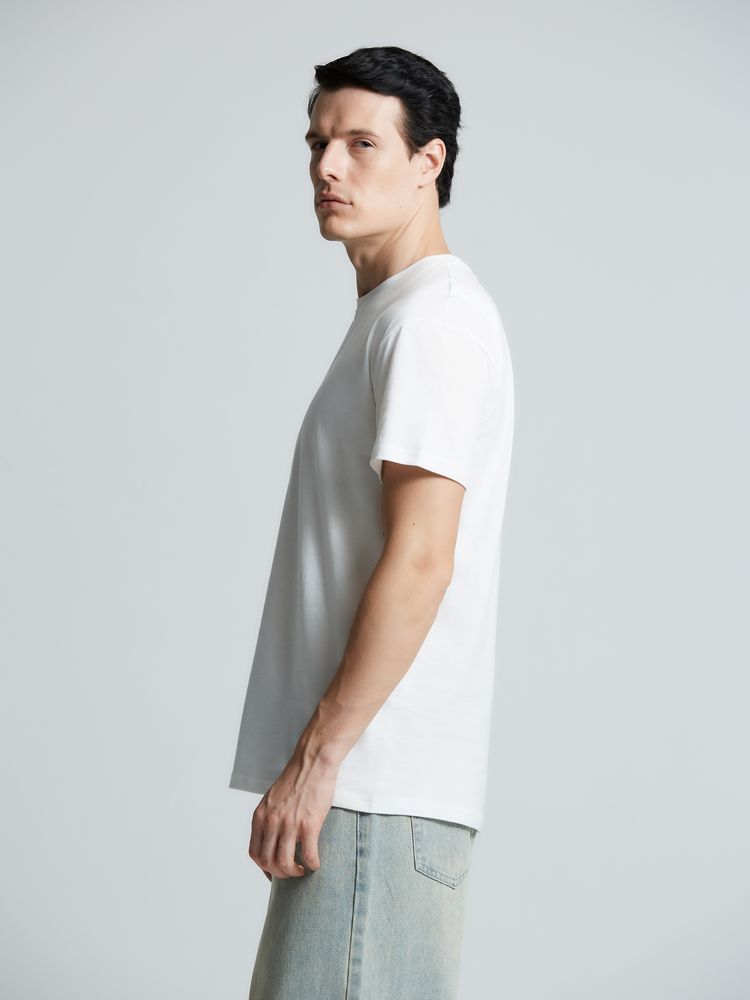 Футболка унисекс T-Bolka 160, белая (белоснежная) — изображение 12