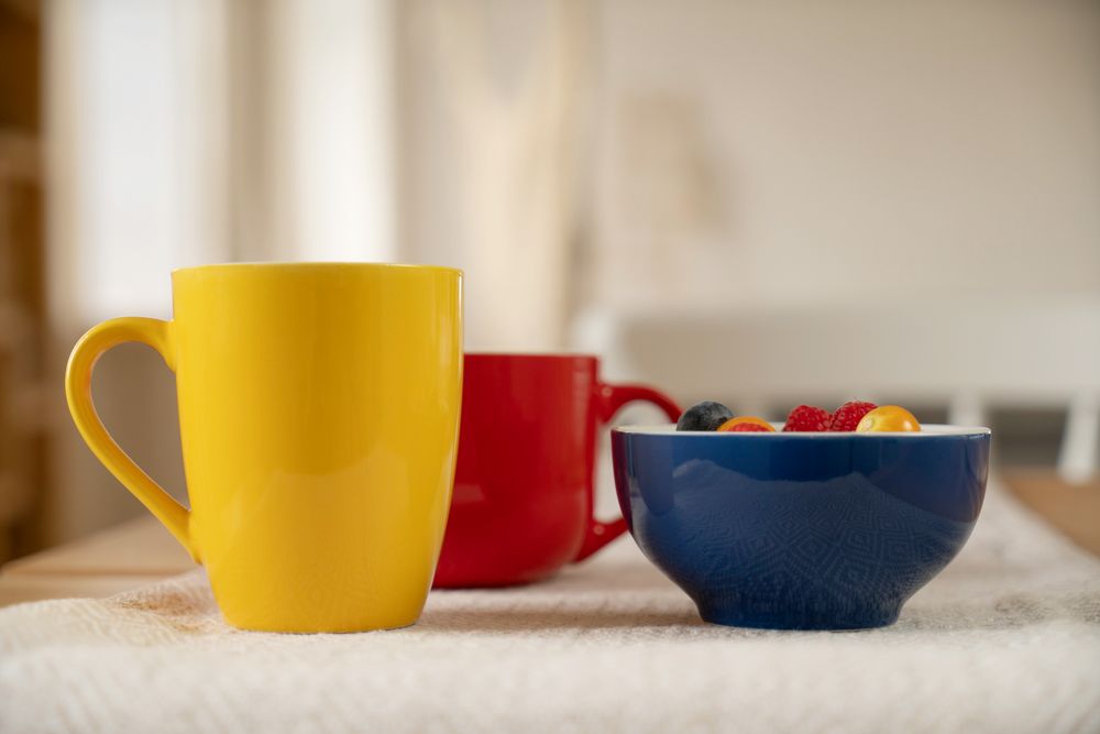 Кружка Good Morning, желтая — изображение 4