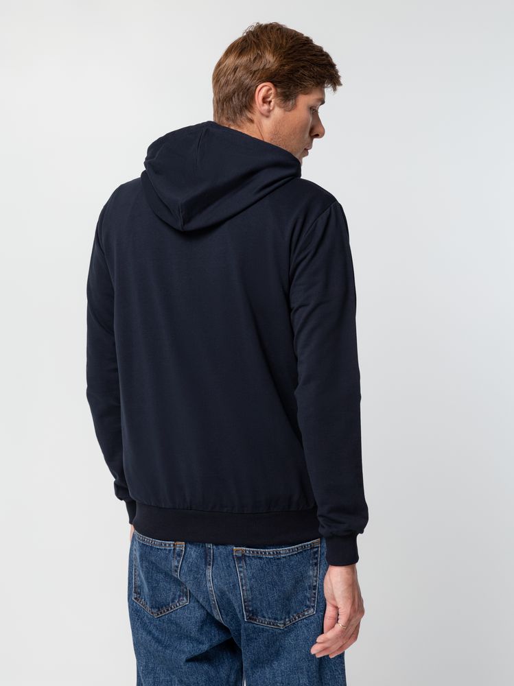 Толстовка на молнии с капюшоном Siverga 2.0, темно-синяя — изображение 10