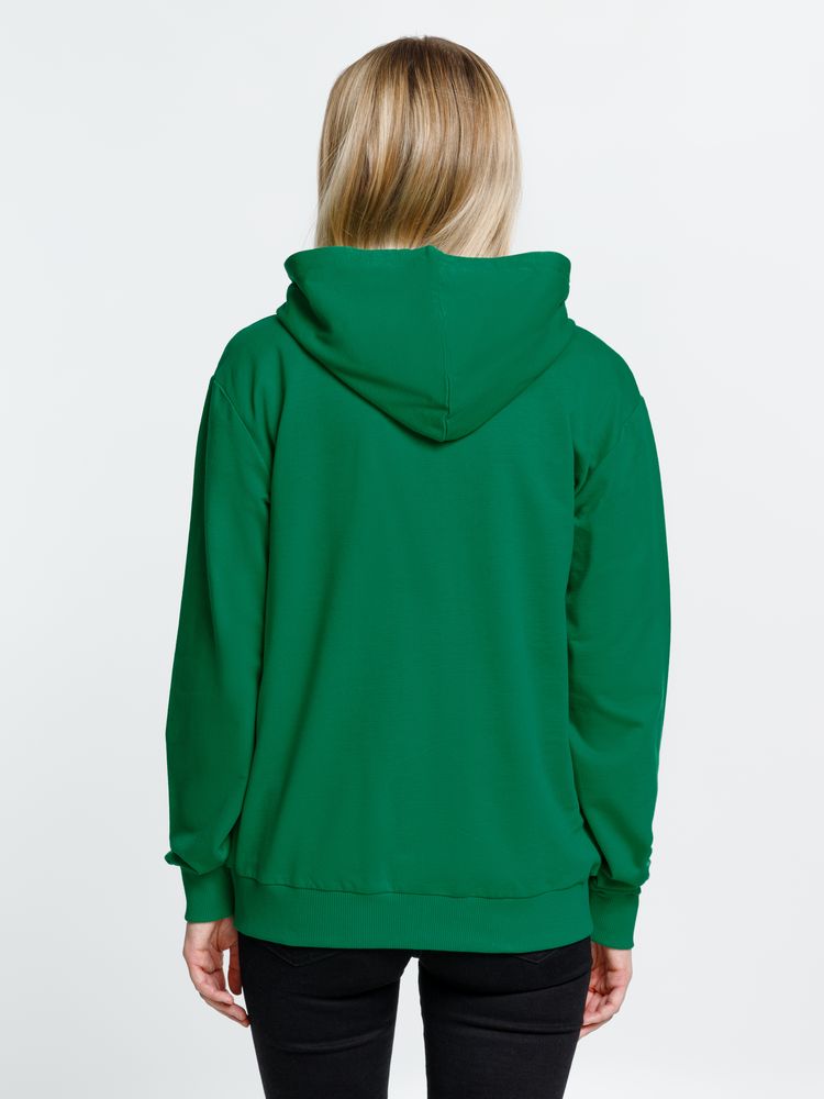Толстовка на молнии с капюшоном Siverga 2.0, зеленая — изображение 14
