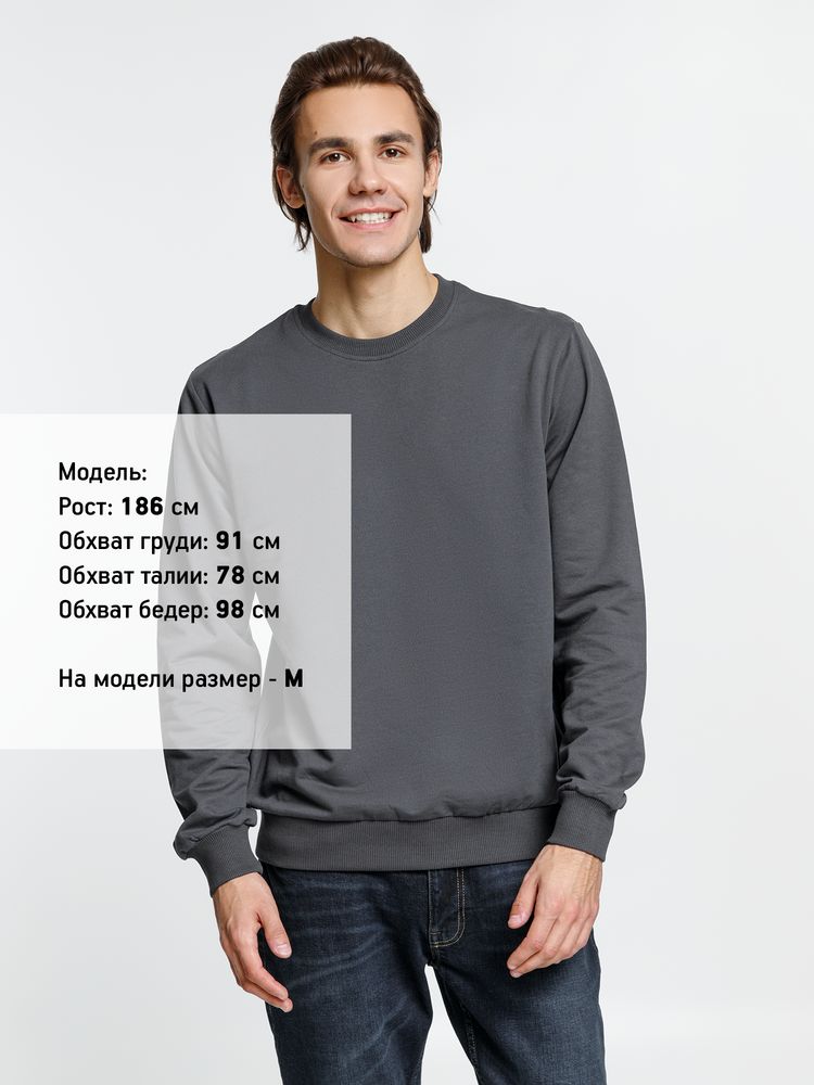 Свитшот Toima 2.0, темно-серый (графит) — изображение 4