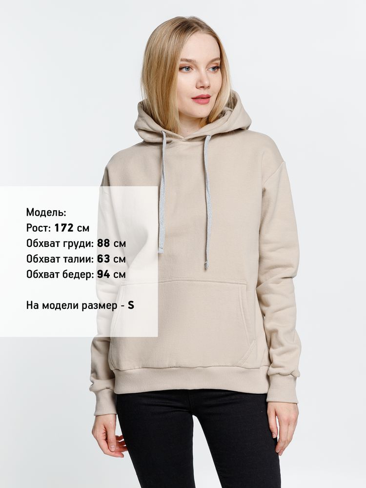 Толстовка с капюшоном Kirenga Heavy, бежевая — изображение 8