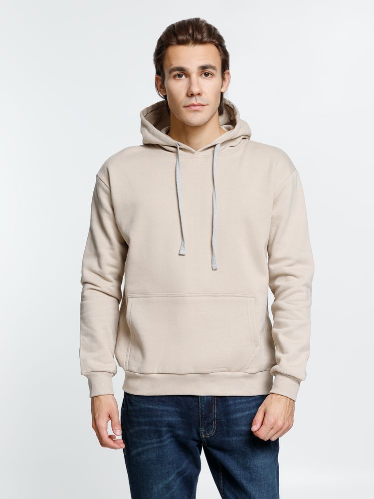 Толстовка с капюшоном Kirenga Heavy, бежевая — изображение 5