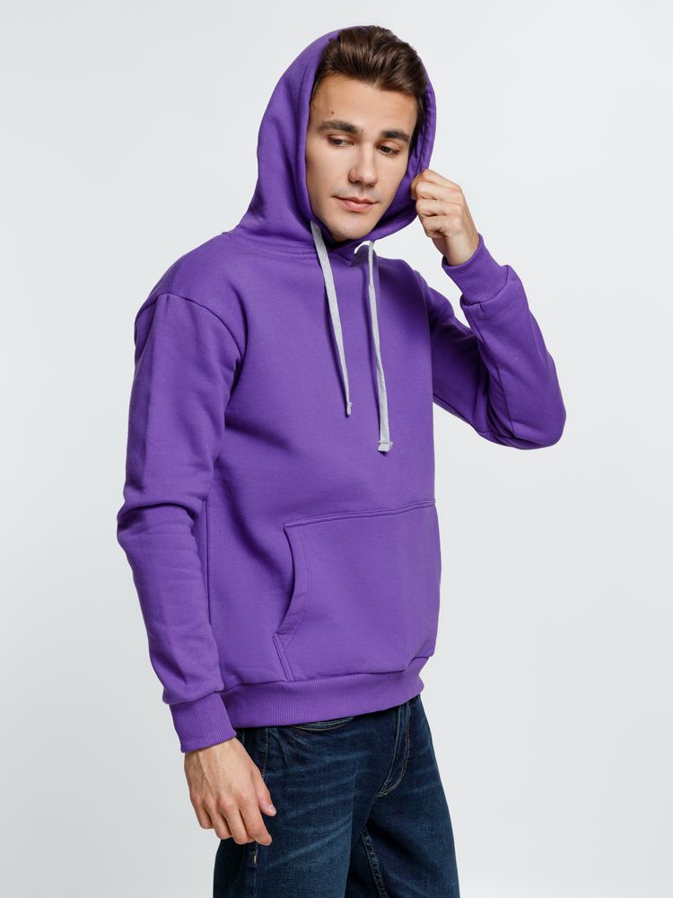 Толстовка с капюшоном Kirenga Heavy, фиолетовая — изображение 7