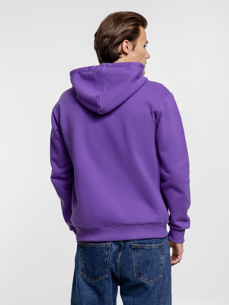 Толстовка на молнии с капюшоном Siverga Heavy 2.0, фиолетовая — изображение 15