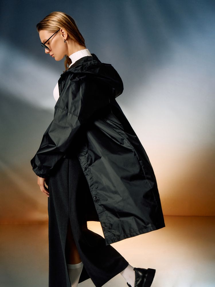 Дождевик унисекс Rainman, черный — изображение 5