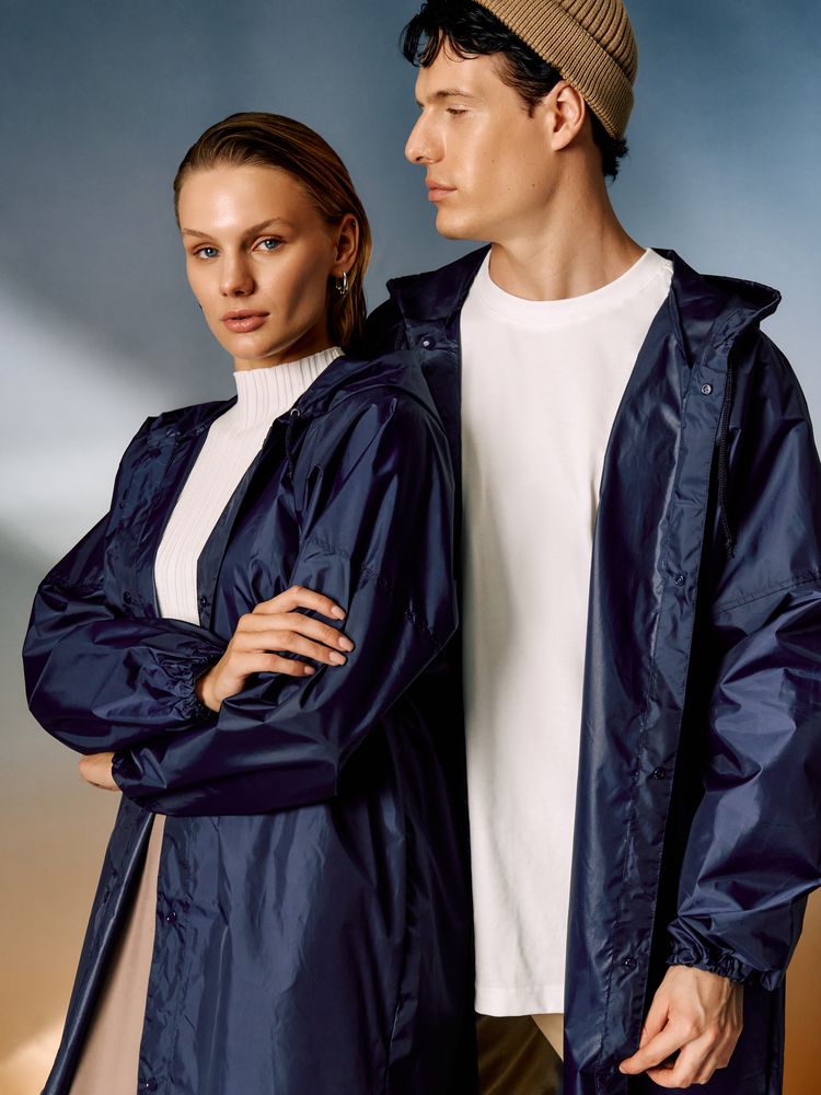 Дождевик унисекс Rainman, темно-синий — изображение 6