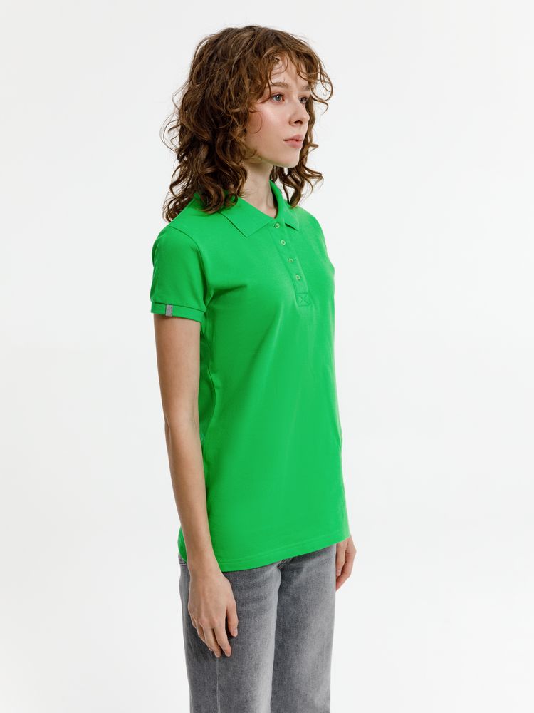 Рубашка поло женская Virma Premium Lady, зеленое яблоко — изображение 11