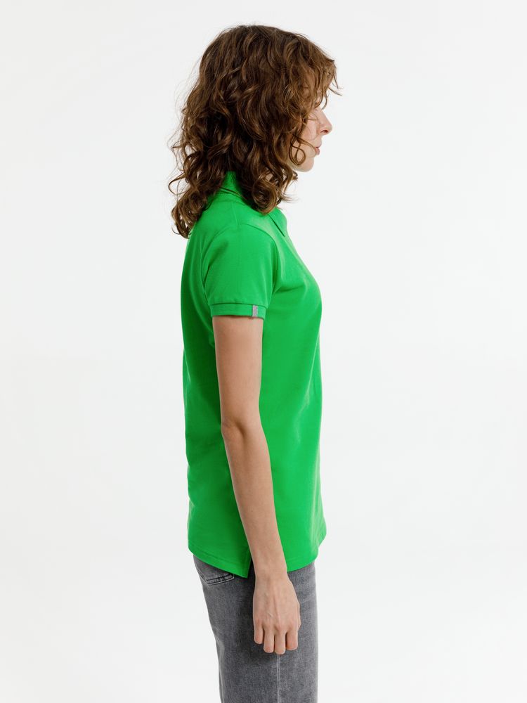 Рубашка поло женская Virma Premium Lady, зеленое яблоко — изображение 9