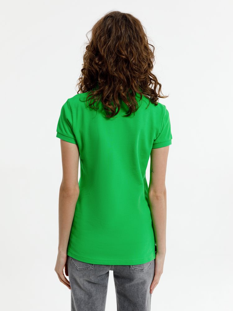 Рубашка поло женская Virma Premium Lady, зеленое яблоко — изображение 10