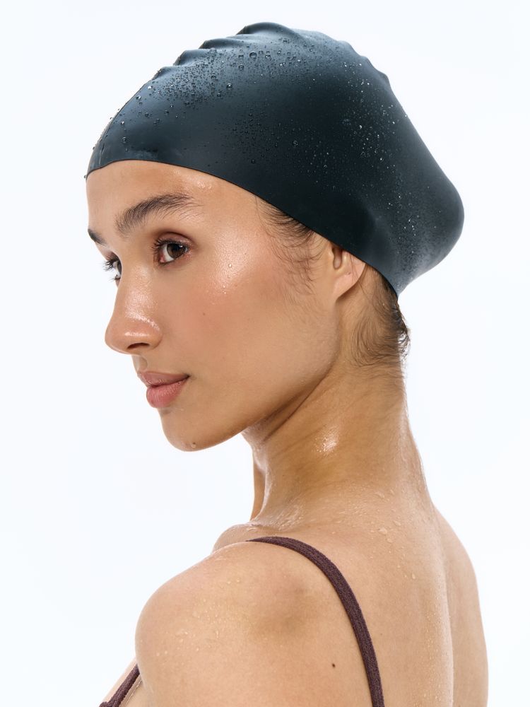 Шапочка для плавания Aquasana, черная — изображение 5